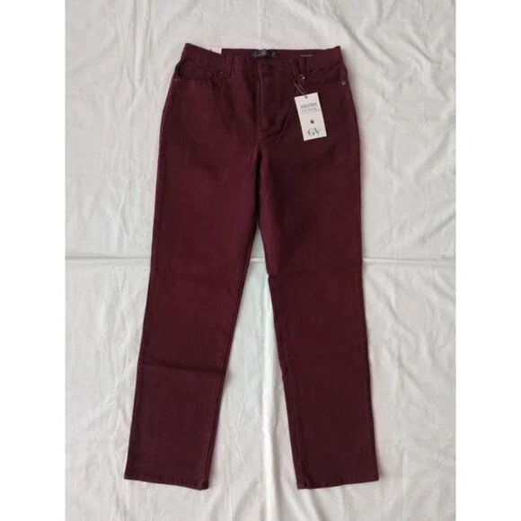NEW Gloria Vanderbilt Amanda Original Slimming Jeans Size 10 Huckleberry + Olive - Picture 16 of 16